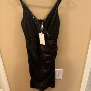 Grace Karin Black Sequin Gown